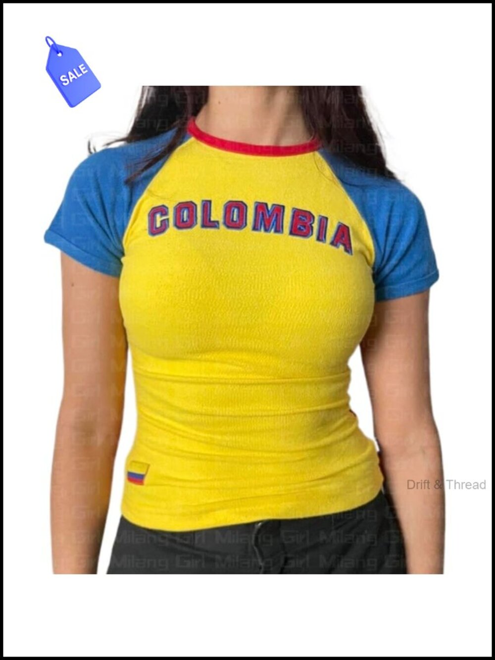 Women's Y2K Graphic Crop Top Baby Tee Short Sleeve Pull On Casual Summer